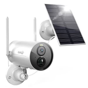 Abetap 1080p Wireless Outdoor Solar Security Camera for $18