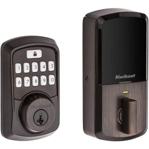 Kwikset Aura Bluetooth Programmable Keypad Door Lock for $109
