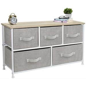 Sorbus Dresser with 5 Drawers - Furniture Storage Chest Tower Unit for Bedroom, Hallway, Closet, for $80 Sorbus Dresser with 5 Drawers - Furniture Storage Chest Tower Unit for Bedroom, Hallway, Closet, for $80