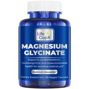 Life CapX Magnesium Glycinate 90-Capsule Bottle for $11