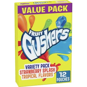 Gushers 12-Count Variety Pack for $3.90 via Sub & Save