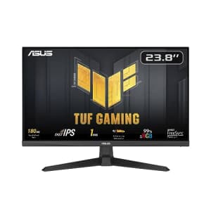 ASUS TUF Gaming 24 (23.8 inch viewable) 1080P Monitor (VG249Q3A) - Full HD, 180Hz, 1ms, Fast IPS, for $130