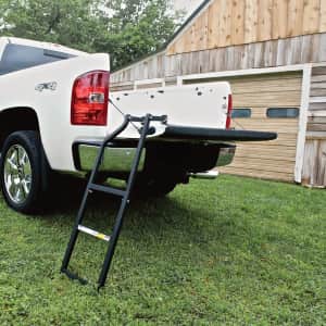 Traxion Adjustable Tailgate Ladder for $47 Traxion Adjustable Tailgate Ladder for $47