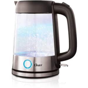 Oster 1.7-Liter Illuminating Glass Kettle for $26 Oster 1.7-Liter Illuminating Glass Kettle for $26