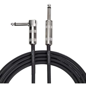 Amazon Basics 20-Foot 1/4" Right-Angle Instrument Cable for $14