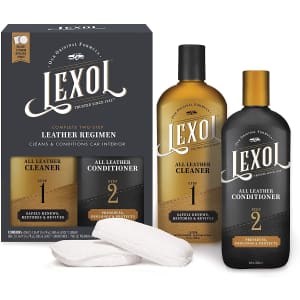 Lexol Leather Care Kit Conditioner and Cleaner for $14