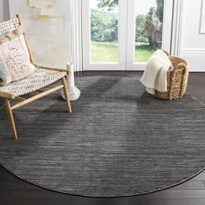 Safavieh Vision Collection VSN606D Modern Contemporary Ombre Tonal Chic Area Rug, 4' Round, Grey for $45 Safavieh Vision Collection VSN606D Modern Contemporary Ombre Tonal Chic Area Rug, 4' Round, Grey for $45