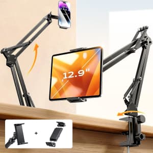 Lisen Desk Mount Device Stand for $16 Lisen Desk Mount Device Stand for $16