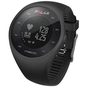 GPS, Heart Rate Monitor with Built-in Watch "Polar features1M200", black for $100