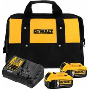 DeWalt 20V Max Starter Kit for $152