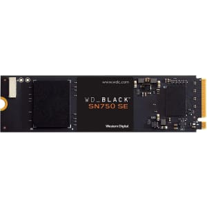 WD_Black SN750 SE 1TB Gen4 NVMe Internal Gaming SSD for $170