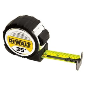 DEWALT DWHT33976L 35 foot Tape Measure, 1-1/4 Inch Blade for $53