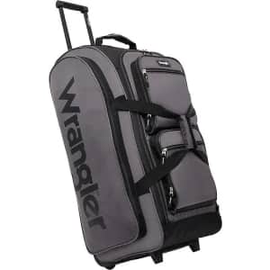 Wrangler Wesley 30" Rolling Duffel Bag for $25 w/ Prime