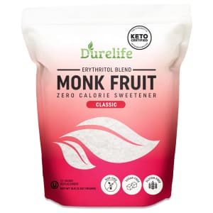 Durelife Monk Fruit Sweetener: up to 50% off via Sub & Save