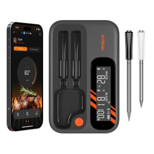 Wireless Meat Thermometer with WiFi and Bluetooth for $40 Wireless Meat Thermometer with WiFi and Bluetooth for $40