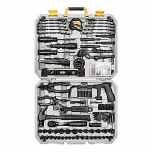 DEKOPRO 218-Piece General Household Hand Tool kit, Professional Auto Repair Tool Set for Homeowner, for $85