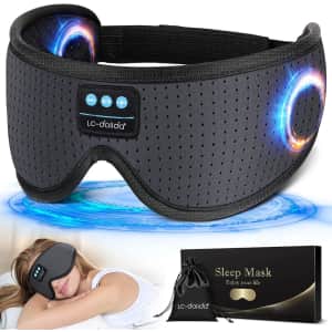 LC-Dolida White Noise / Bluetooth Sleep Mask Headphones for $15 w/ Prime