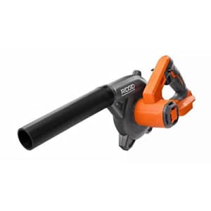 RIDGID 18V Lithium-Ion Cordless Compact Jobsite Blower with Inflator/Deflator Nozzle for $95