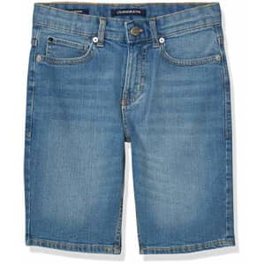Calvin Klein Boys' Stretch Denim Short, Cabana Blue, 16 for $10