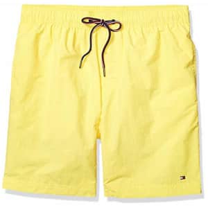 Tommy Hilfiger Men's 7" Swim Trunks, Lemon Zest, SM for $56 Tommy Hilfiger Men's 7" Swim Trunks, Lemon Zest, SM for $56