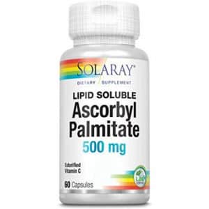 Solaray Ascorbyl Palmitate, Capsule (Btl-Plastic) 500mg | 60ct for $15