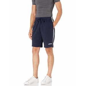 adidas Men's Essentials 3-Stripes French Terry Shorts, Ink, XL Tall for $30 adidas Men's Essentials 3-Stripes French Terry Shorts, Ink, XL Tall for $30