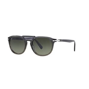 Persol PO3279S Square Sunglasses, Gray Gradient Striped GR, 52mm for $293