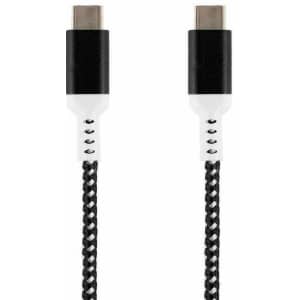 Monoprice 6-foot Stealth Charge & Sync USB-C to USB-C Cable 3-pack for $9