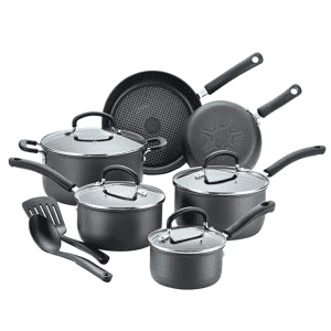 T-Fal Ultimate 12-Piece Hard-Anodized Aluminum Nonstick Cookware Set for $115