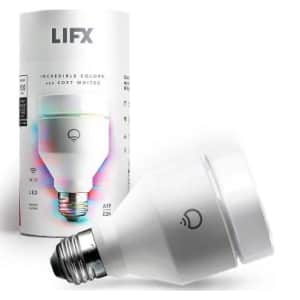 Lifx Multicolor A19 WiFi LED Smart Bulb for $47