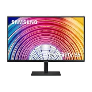 SAMSUNG ViewFinity S60A Series 32-Inch WQHD (2560x1440) Computer Monitor, 75Hz, HDMI, DisplayPort, for $244
