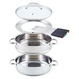 Nuwave 18/8 Stainless Steel Ultimate Cookware Set, Free of PTFE, PFOA, PFOS, Fondue Pot Set, Works for $56