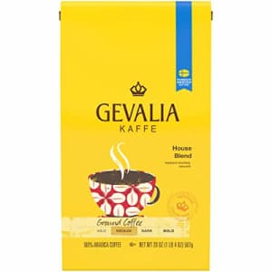 Gevalia House Blend Ground Coffee (20oz Bag) for $33