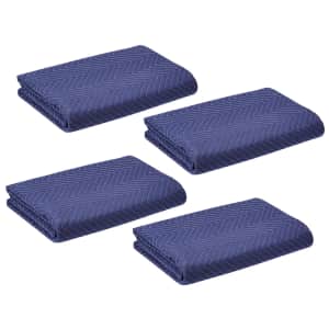 AmazonCommercial 72" x 78" Moving Blanket 4-Pack for $97