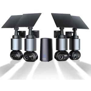 Botslab 4K Solar Wireless Outdoor Security Camera 4-Pack for $400