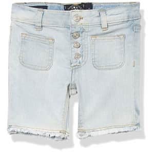 Lucky Brand Girls' Bermuda Denim Jean Shorts, Vera Bella, 6X for $19