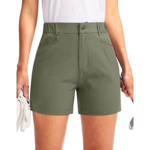 Women's 5'' Golf Shorts for $13