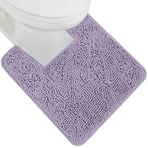 Gorilla Grip Plush Absorbent Shaggy Chenille Bath Rug Mat for Toilet Base with Rubber Backing, for $20