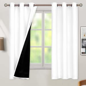 BGment 100% Blackout Curtain Panel 2-Pack for $15
