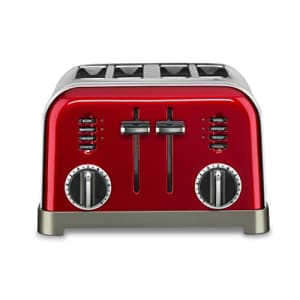 Cuisinart CPT-180MR Metal Classic 4-Slice Toaster, Metallic Red for $90