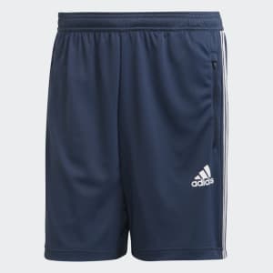adidas Men's Primeblue Designed 2 Move Sport 3-Stripes Shorts for $9