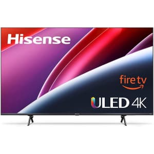 Hisense U6 Series 50U6HF 50" 4K HDR QLED UHD Smart TV for $300