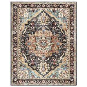 Gertmenian Printed Indoor Boho Area Rug - Non Slip, Ultra Thin, Super Strong, Tufted Rug - Home for $67 Gertmenian Printed Indoor Boho Area Rug - Non Slip, Ultra Thin, Super Strong, Tufted Rug - Home for $67