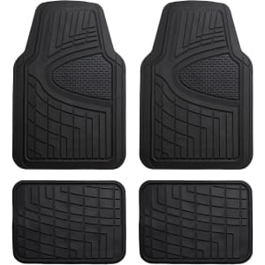 FH Group 4-Piece Heavy Duty Rubber Floor Mats for $35