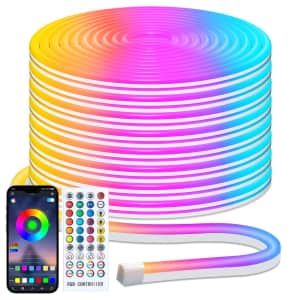 Minetom 33-Foot RGB LED Neon Rope Light From $12 w/ Prime