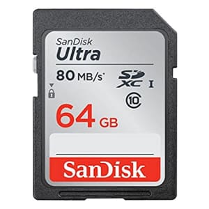 SanDisk 64GB Class 10 SD Card for $11