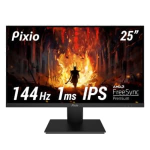 Pixio PX257 Prime 25 inch 144Hz Fast IPS 1ms GTG HDR FHD 1080p FreeSync G-Sync Compatible Esports for $240