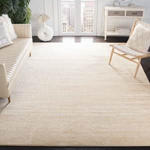 SAFAVIEH Adirondack Collection Area Rug - 8' Square, Champagne & Cream, Modern Ombre Design, for $106 SAFAVIEH Adirondack Collection Area Rug - 8' Square, Champagne & Cream, Modern Ombre Design, for $106