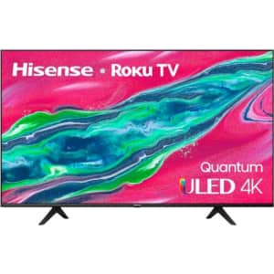 Hisense 55U6GR 55" 4K Quantum ULED UHD Smart Roku TV for $684