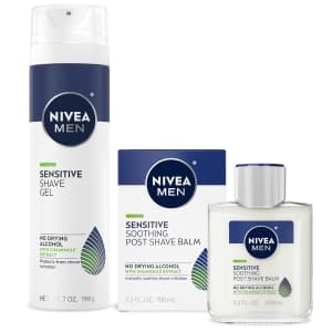 Nivea Men Sensitive Shaving Skin Care Gift Set for $7 w/ Prime